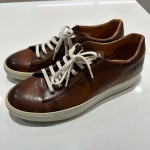 Santoni Leather Sneakers